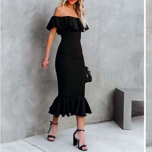 Vici Collection Havana Ruffle Dress